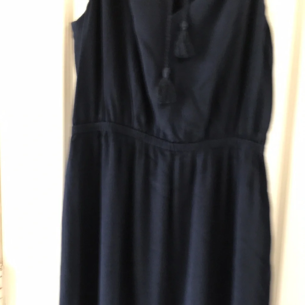 Madewell fully lined maxi dress with elastic waist and side slits. New! - Picture 3 of 10